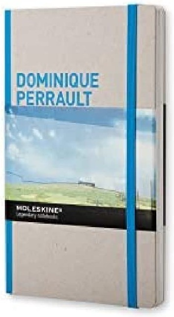Couverture du livre « DOMINIQUE PERRAULT INSPIRATION AND PROCESS IN ARCHITECTURE /ANGLAIS » de Moleskine, librairie Les Contes Infusés à Corte