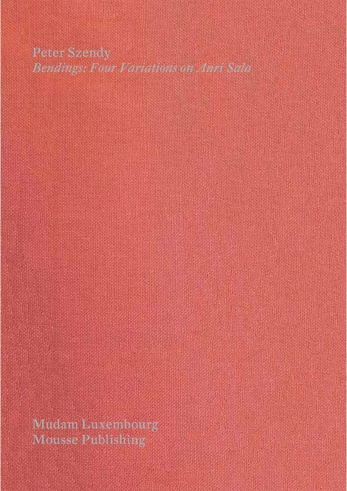 Couverture du livre « COUDEES QUATRE VARIATIONS SUR ANRI SALA », librairie Les Contes Infusés à Corte