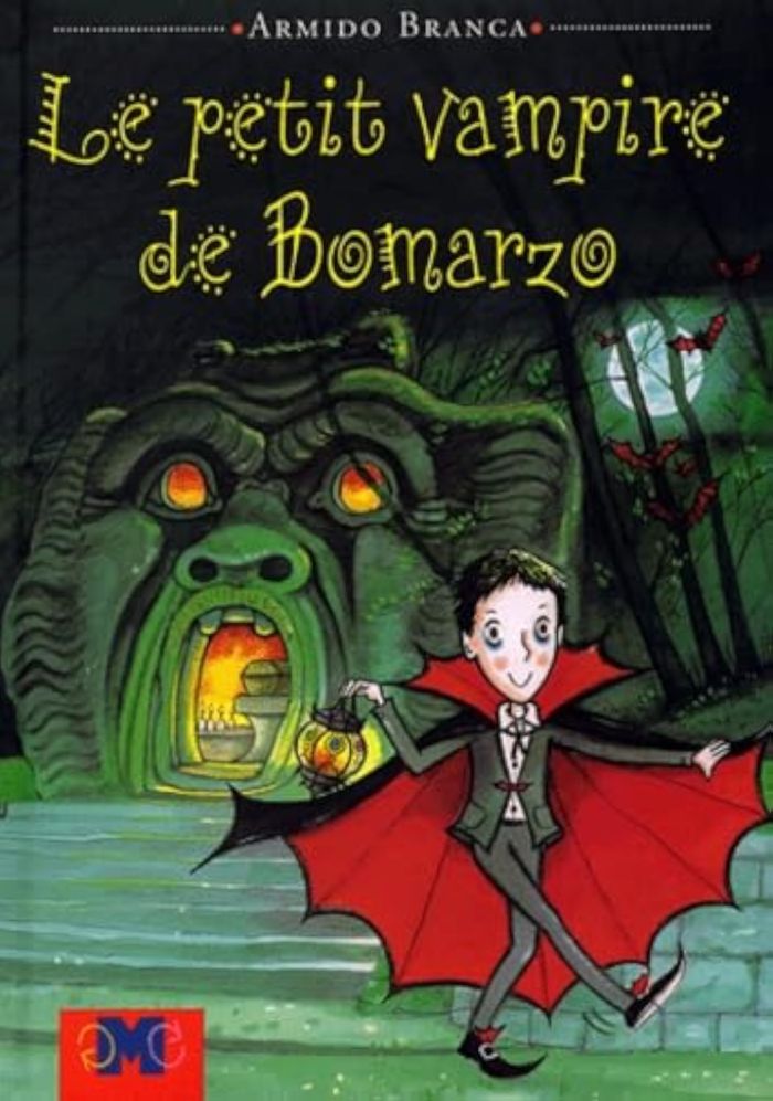 Couverture du livre « **LE PETIT VAMPIRE DE BOMARZO » de Xxx, librairie Les Contes Infusés à Corte