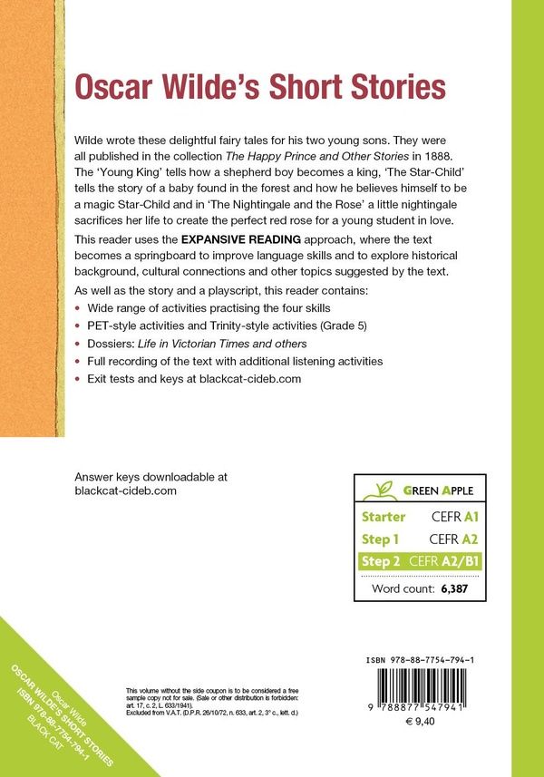 Quatrième de couverture de « SHORT STORIES (A2/B1) »