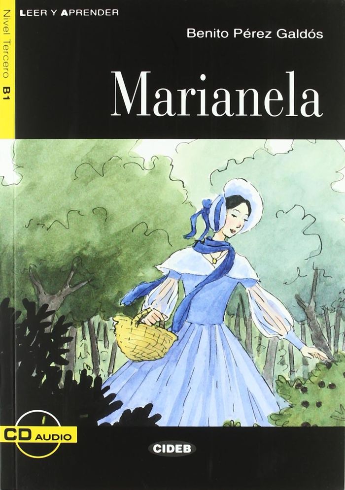 Couverture du livre « MARIANELA LIVRE+CD » de Perez Galdos Benito, librairie Les Contes Infusés à Corte