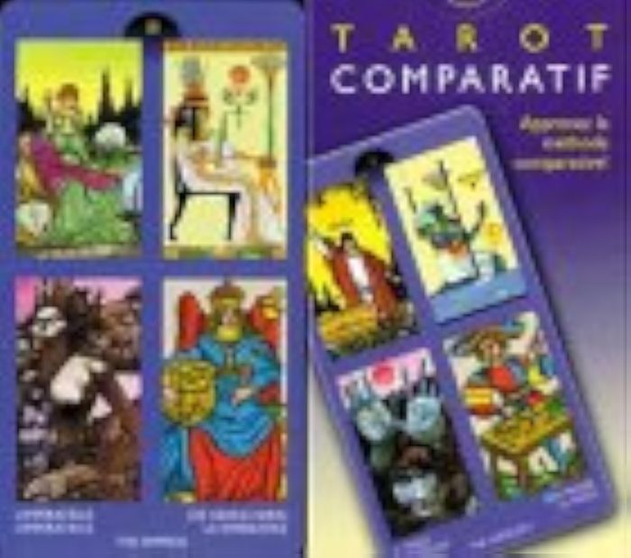 Couverture du livre « TAROT COMPARATIF » de Xxx, librairie Les Contes Infusés à Corte