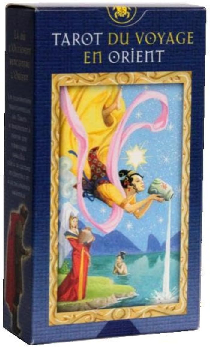 Couverture du livre « TAROT DU VOYAGE EN ORIENT » de Xxx, librairie Les Contes Infusés à Corte