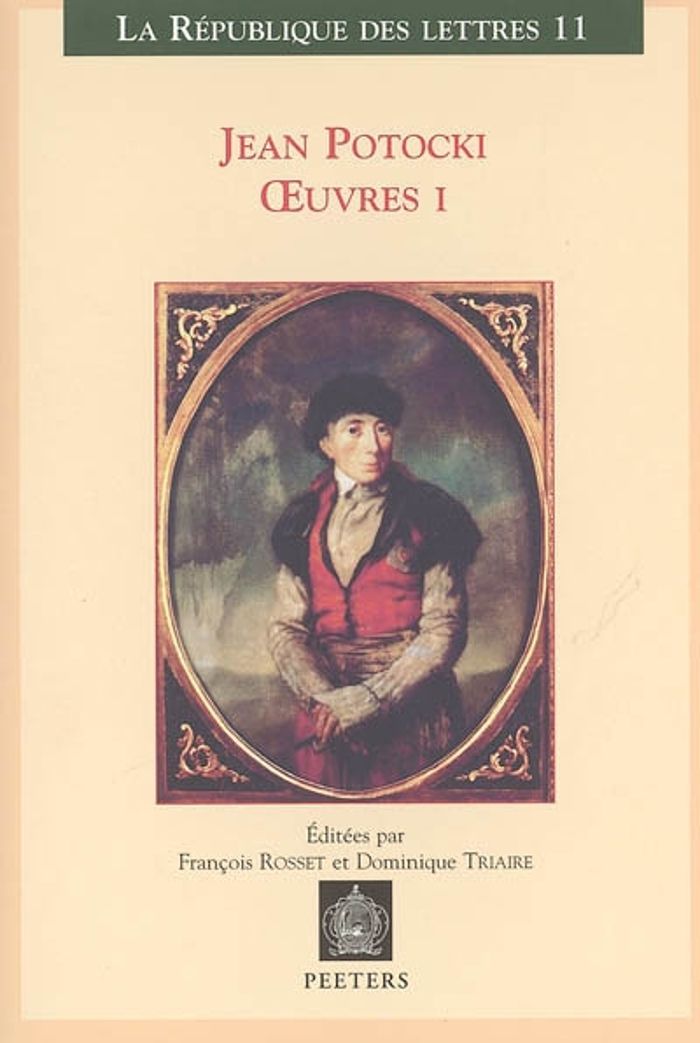 Couverture du livre « OEUVRES I » de Potocki, librairie Les Contes Infusés à Corte
