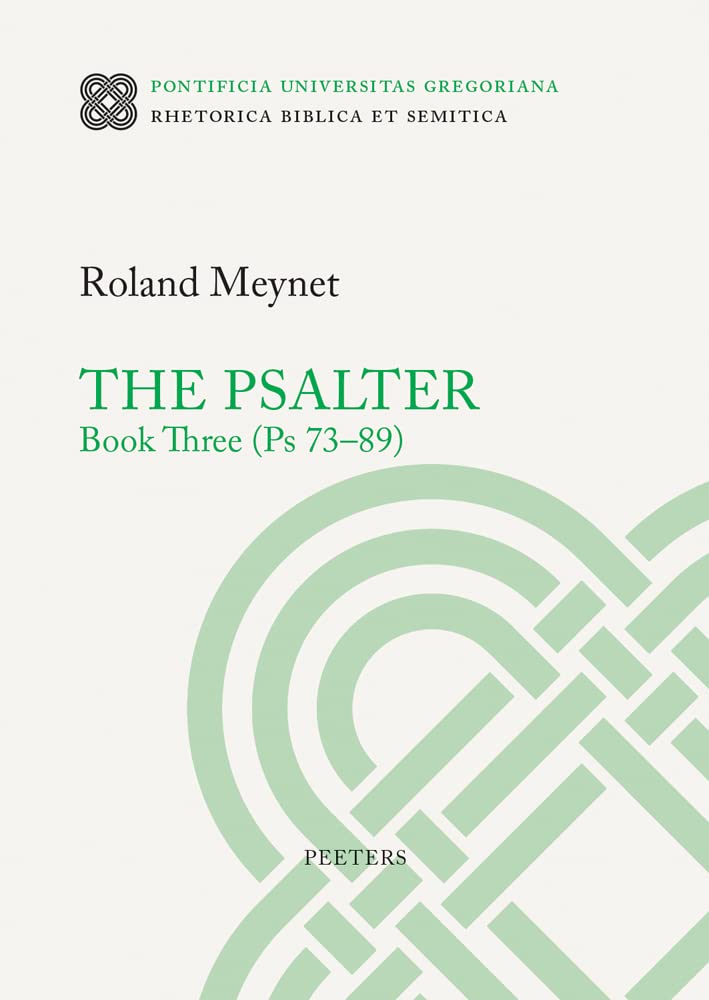 Couverture du livre « THE PSALTER. BOOK THREE (PS 73-89) » de Meynet Roland, librairie Les Contes Infusés à Corte