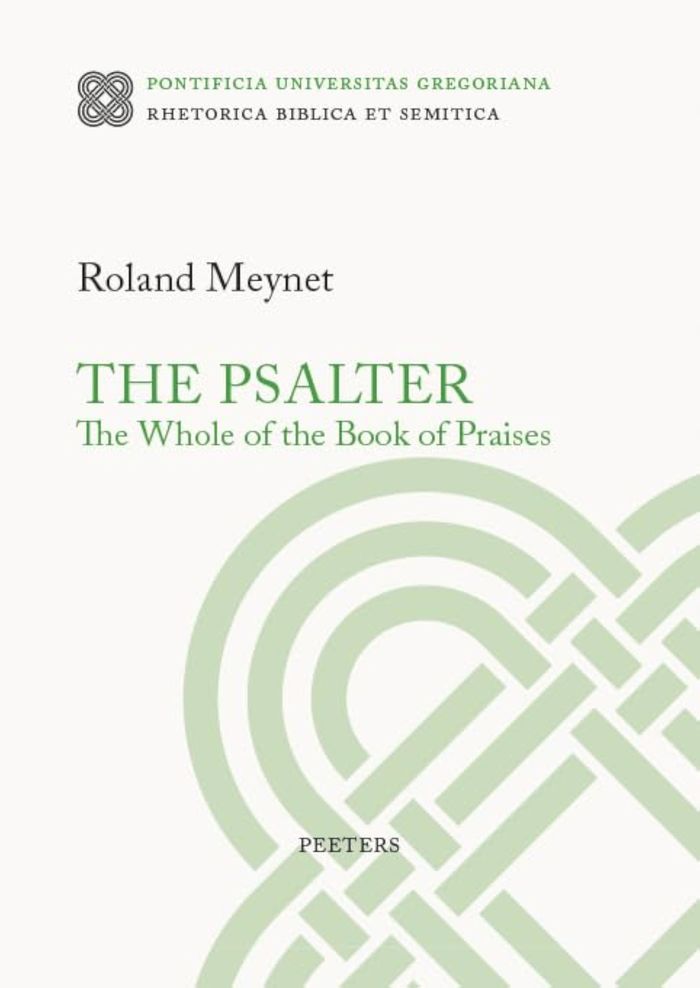 Couverture du livre « THE PSALTER. THE WHOLE OF THE BOOK OF PRAISES » de Roland Meynet, librairie Les Contes Infusés à Corte