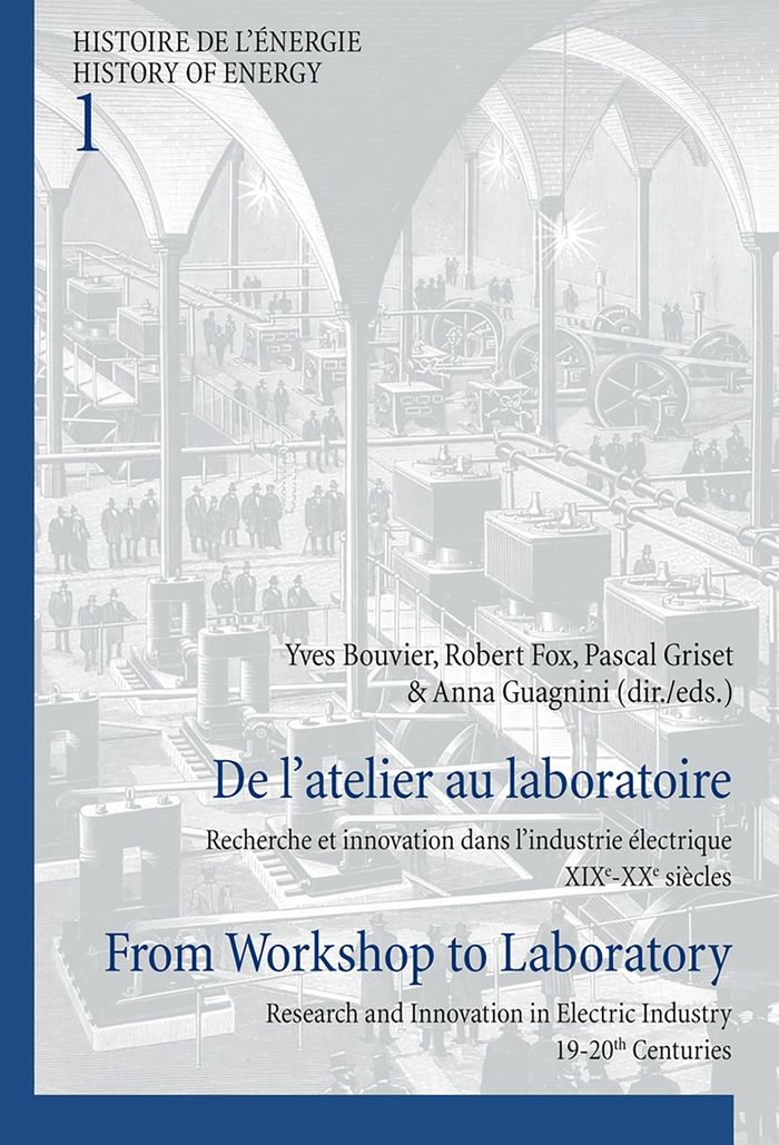 Couverture du livre « DE L'ATELIER AU LABORATOIRE FROM WORKSHOP TO LABORATORY - RECHERCHE ET INNOVATION DANS L'INDUSTRIE E » de Yves Bouvier, librairie Les Contes Infusés à Corte