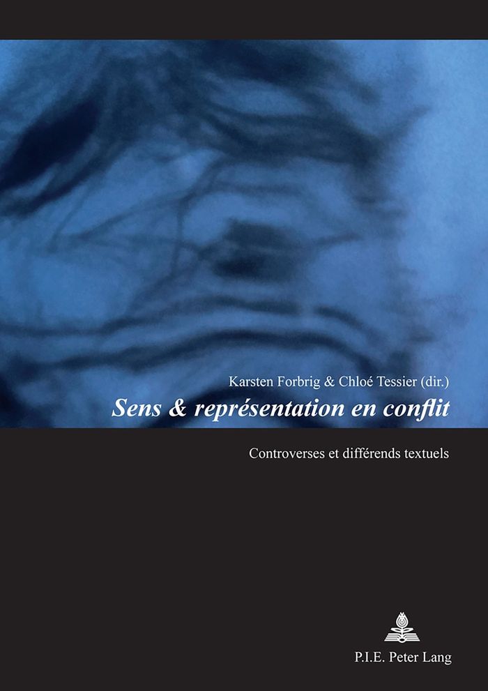 Couverture du livre « SENS & REPRESENTATION EN CONFLIT - CONTROVERSES ET DIFFERENDS TEXTUELS », librairie Les Contes Infusés à Corte