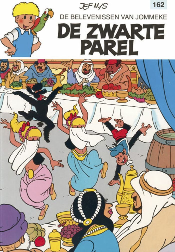 Couverture du livre « JOMMEKE STRIP T162 ZWARTE PAREL (DE) » de /nys, librairie Les Contes Infusés à Corte