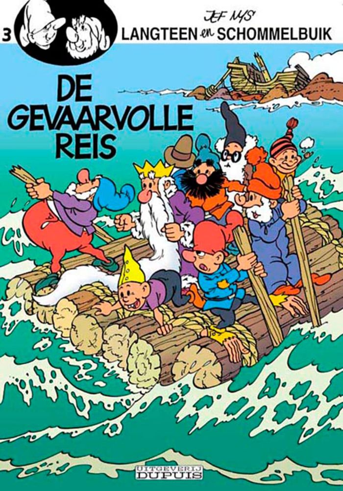 Couverture du livre « LANGTEEN EN SCHOMMELBUIK T3 GEVAARVOLLE REIS (DE) » de Jef Nys, librairie Les Contes Infusés à Corte