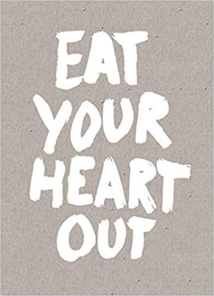 Couverture du livre « EAT YOUR HEART OUT POSTCARD BLOCK /ANGLAIS » de Marcus Kraft, librairie Les Contes Infusés à Corte