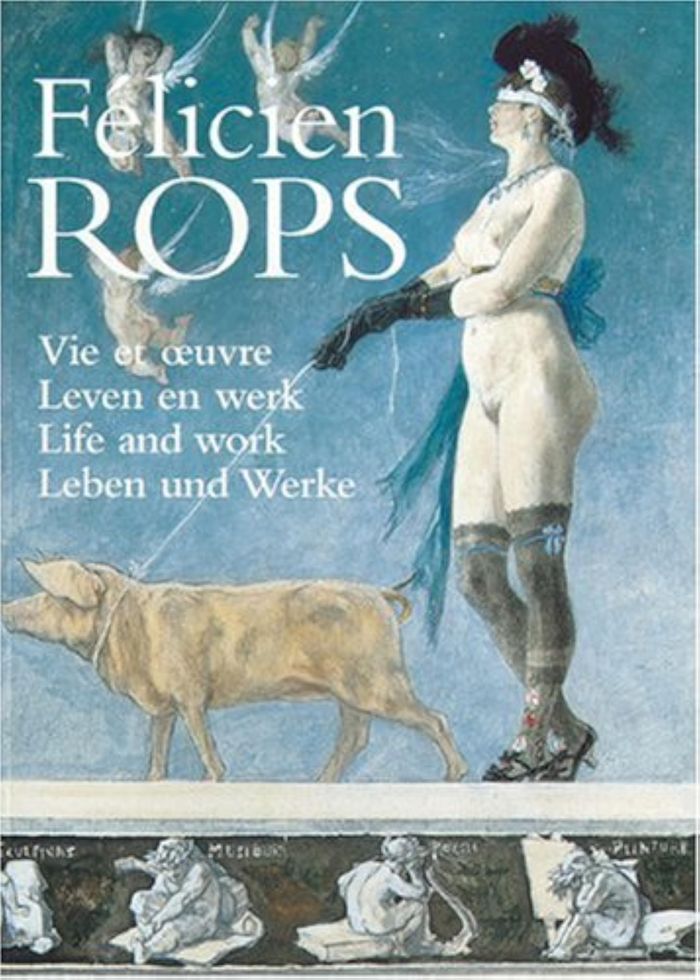Couverture du livre « FELICIEN ROPS, VIE ET OEUVRE » de Collectif, librairie Les Contes Infusés à Corte