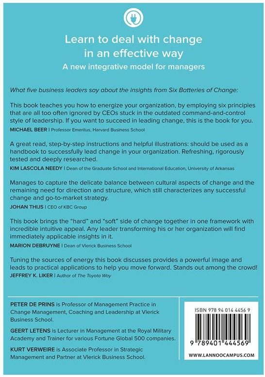 Quatrième de couverture de « SIX BATTERIES OF CHANGE /ANGLAIS »