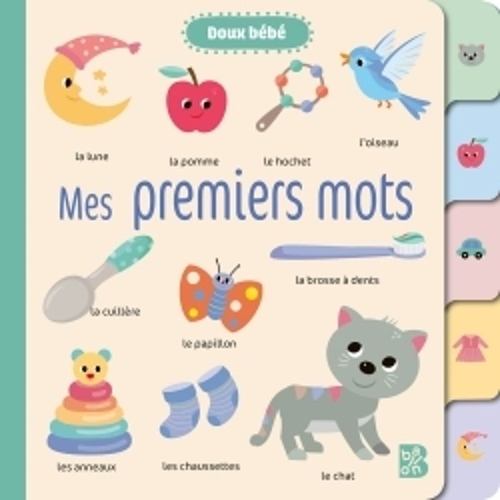 Couverture du livre « Mes premiers mots » de Collectif, librairie Les Contes Infusés à Corte