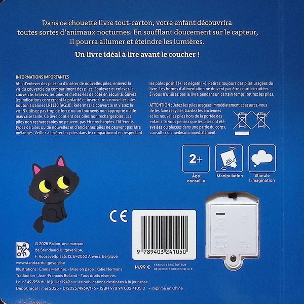 Quatrième de couverture de « Les animaux nocturnes »