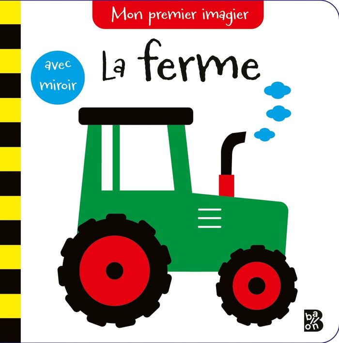 Couverture du livre « La ferme : avec miroir », librairie Les Contes Infusés à Corte