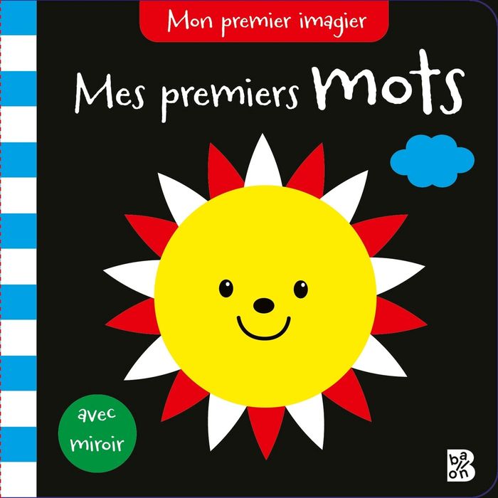 Couverture du livre « Mes premiers mots : avec miroir », librairie Les Contes Infusés à Corte