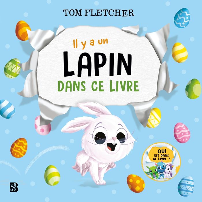 Couverture du livre « Il y a un lapin dans ce livre » de Tom Fletcher, librairie Les Contes Infusés à Corte