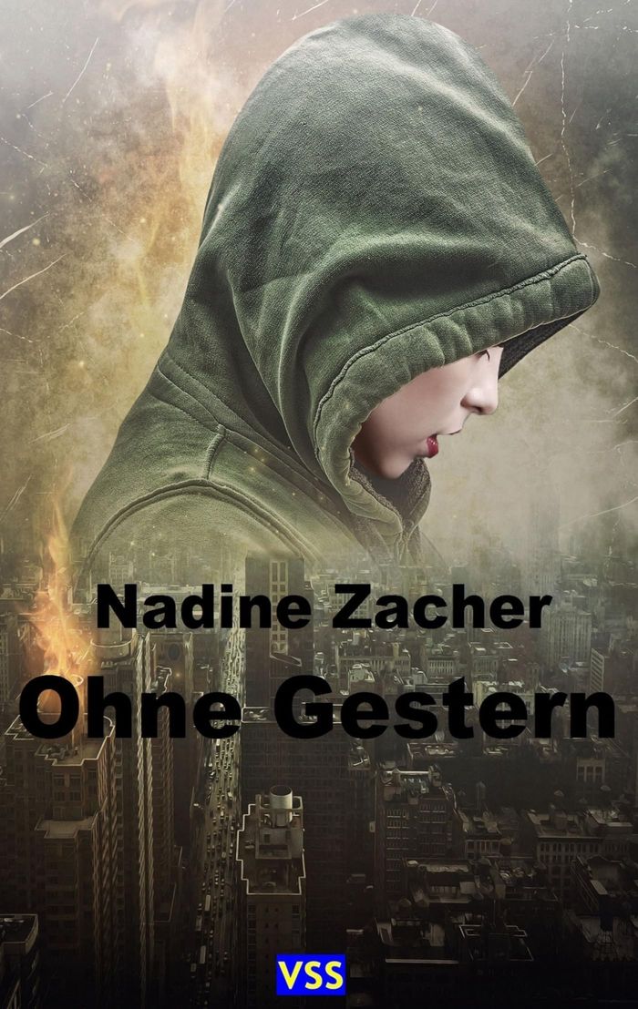 Couverture du livre « OHNE GESTERN » de Nadine Zacher, librairie Les Contes Infusés à Corte