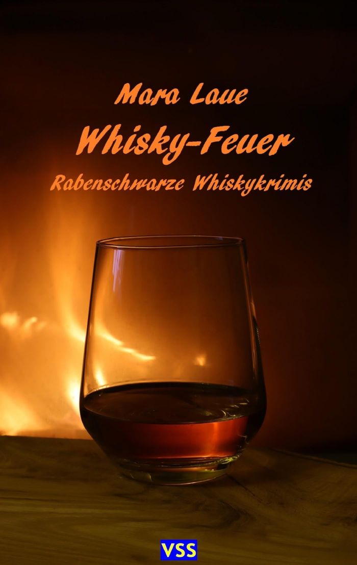 Couverture du livre « WHISKY-FEUER - RABENSCHWARZE WHISKYKRIMI » de Mara Laue, librairie Les Contes Infusés à Corte