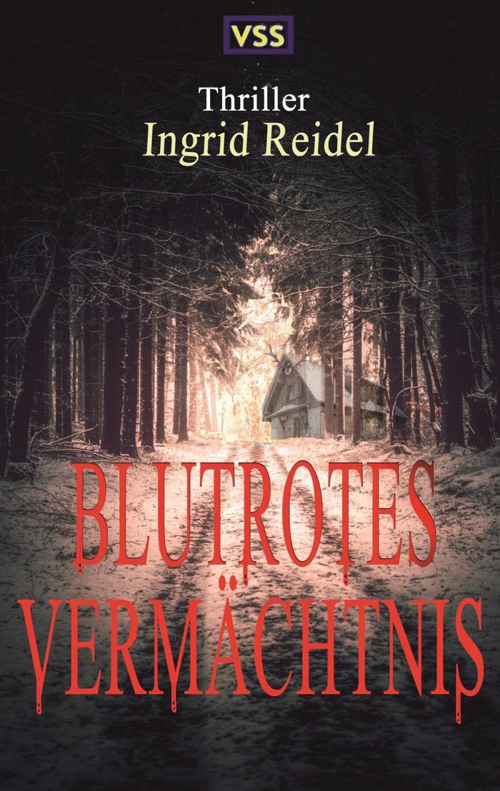 Couverture du livre « BLUTROTES VERMACHTNIS » de Ingrid Reidel, librairie Les Contes Infusés à Corte