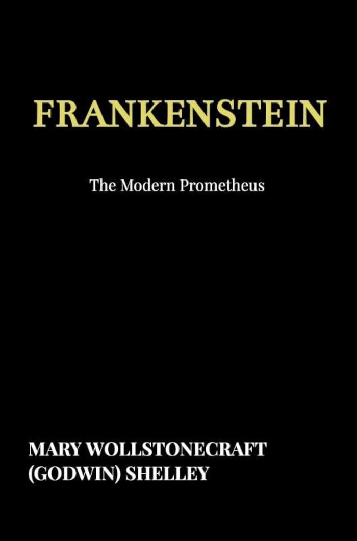Couverture du livre « FRANKENSTEIN - THE MODERN PROMETHEUS » de (godw Wollstonecraft, librairie Les Contes Infusés à Corte