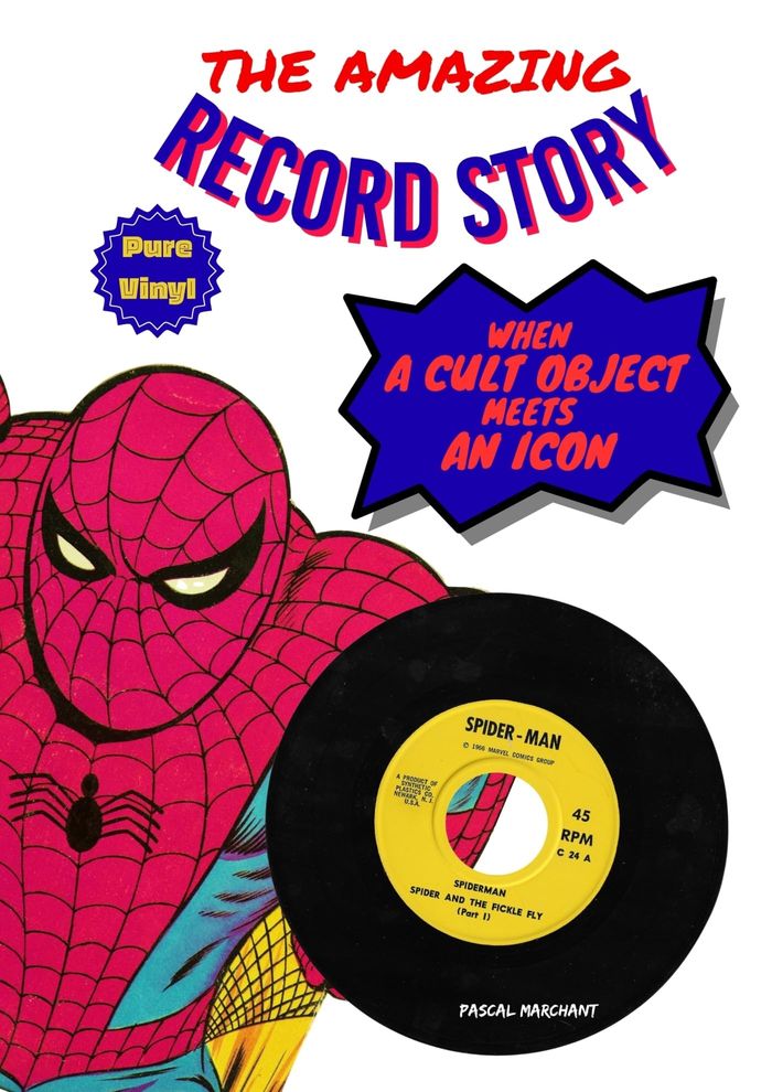 Couverture du livre « THE AMAZING RECORD STORY - WHEN A CULT OBJECT MEETS AN ICON », librairie Les Contes Infusés à Corte
