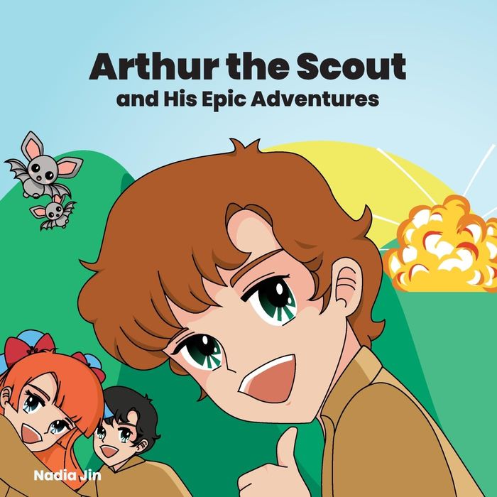 Couverture du livre « ARTHUR THE SCOUT - AND HIS EPIC ADVENTURES » de Nadia Jin, librairie Les Contes Infusés à Corte