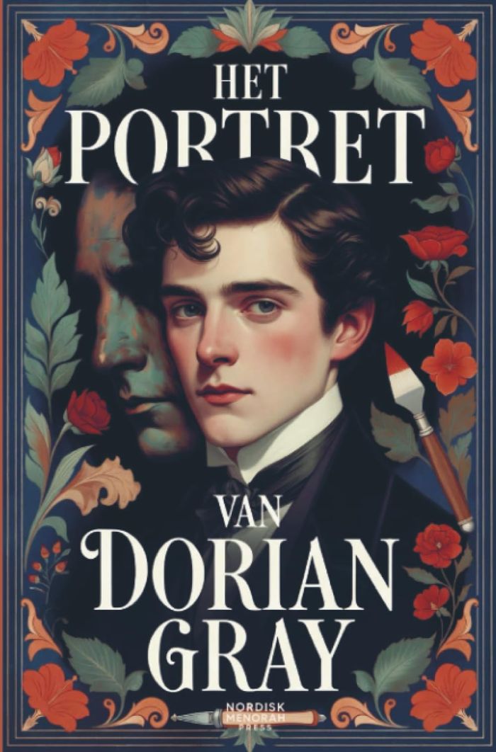 Couverture du livre « HET PORTRET VAN DORIAN GRAY - EEN FILOSOFISCHE ROMAN OVER SCHOONHEID, SCHULD EN VERVAL », librairie Les Contes Infusés à Corte