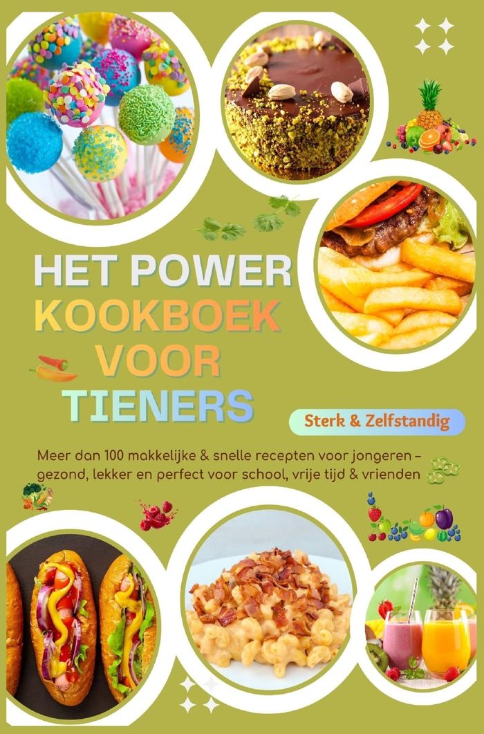 Couverture du livre « STERK & ZELFSTANDIG: HET POWER-KOOKBOEK VOOR TIENERS - MEER DAN 100 MAKKELIJKE & SNELLE RECEPTEN - V » de Luise Gartmann, librairie Les Contes Infusés à Corte