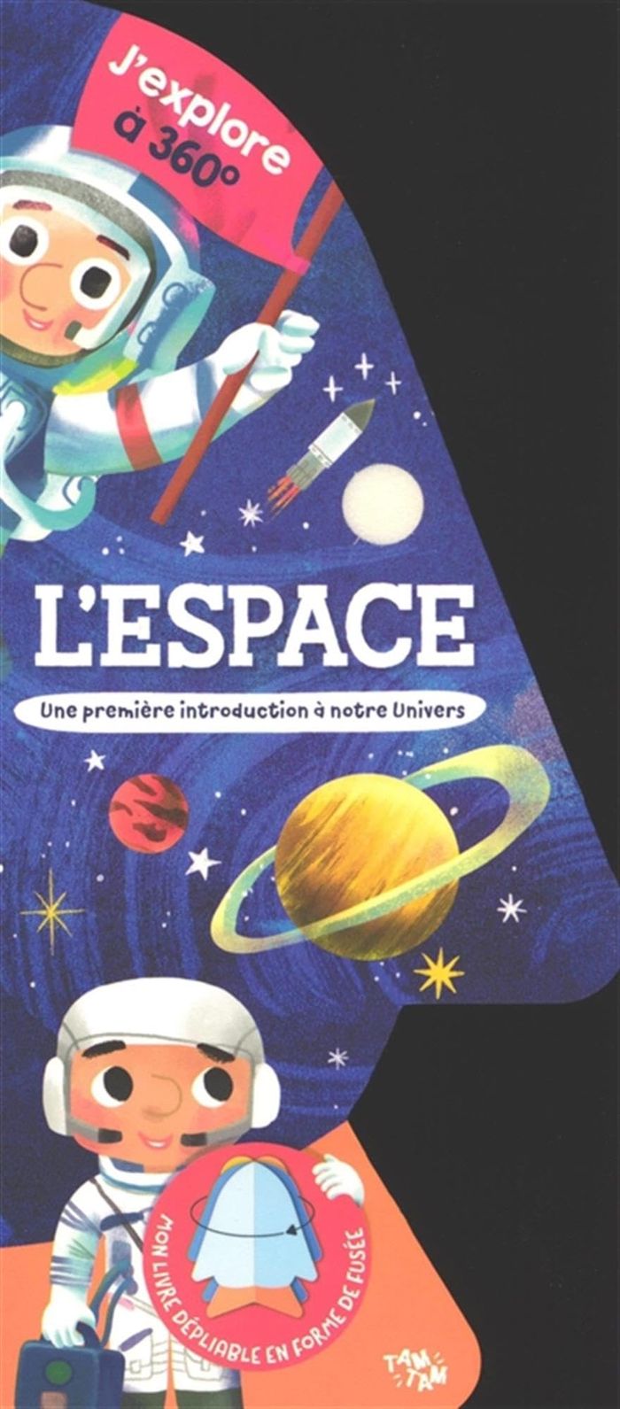 Couverture du livre « L'ESPACE - J'EXPLORE A 360 », librairie Les Contes Infusés à Corte