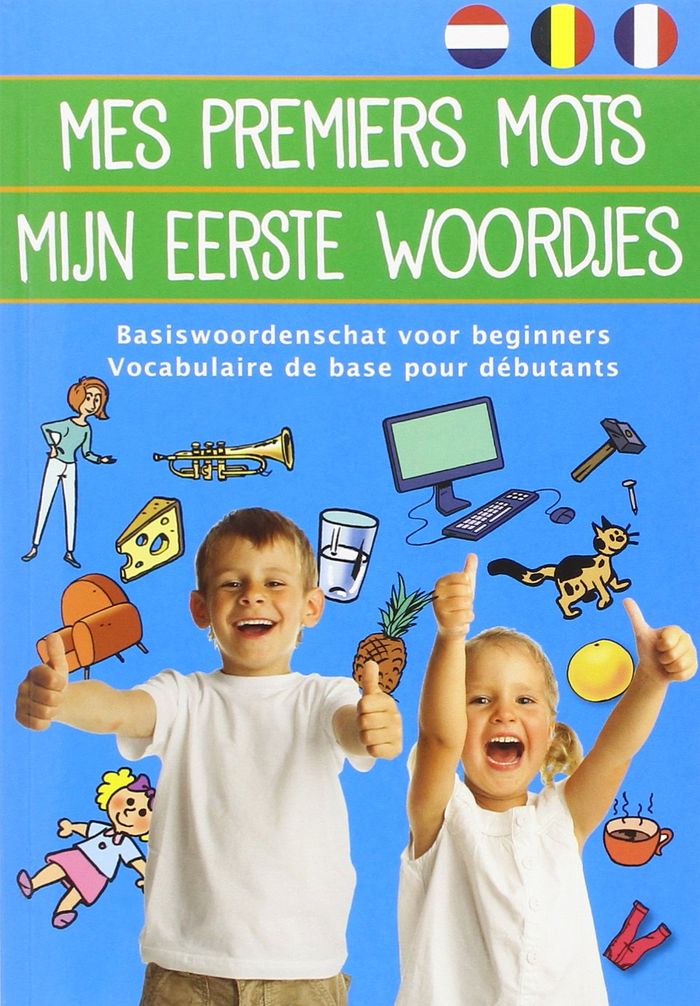 Couverture du livre « MES PREMIERS MOTS / MIJN EERSTE WOORDJES » de Vanderstraeten, librairie Les Contes Infusés à Corte