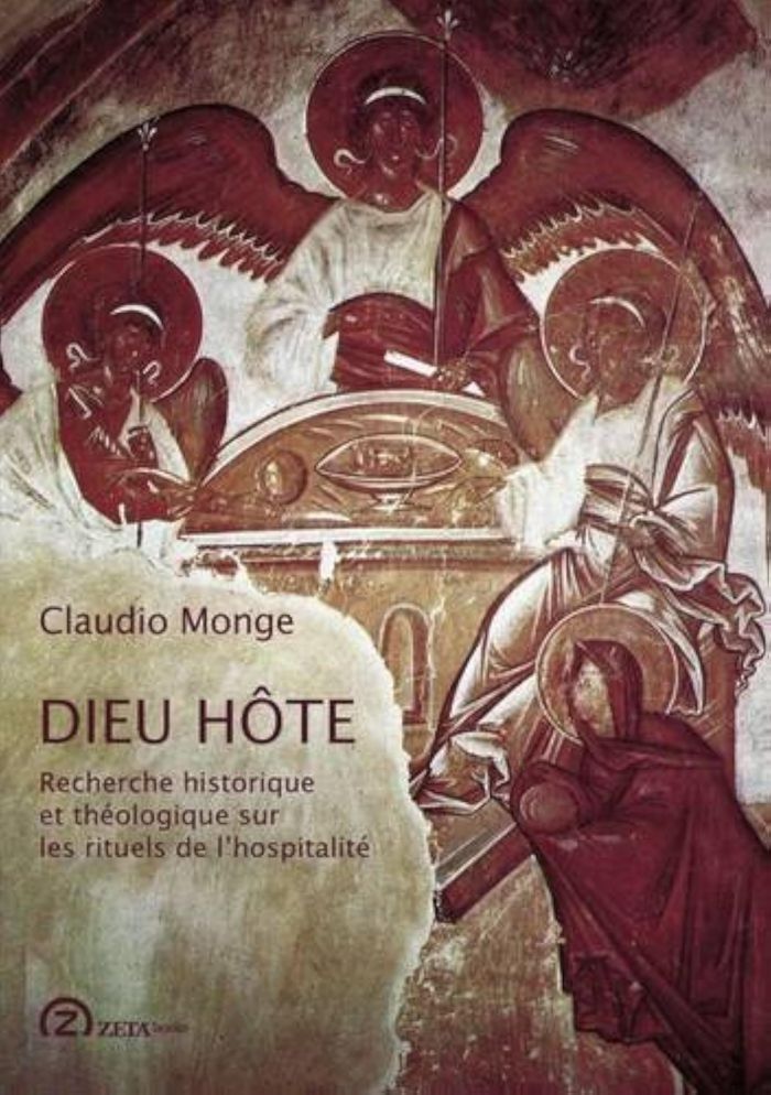 Couverture du livre « DIEU HOTE RECHERCHE HISTORIQUE ET THEOLOGIQUE SUR LES RITUELS DE L HOSPITALITE » de Monge, librairie Les Contes Infusés à Corte