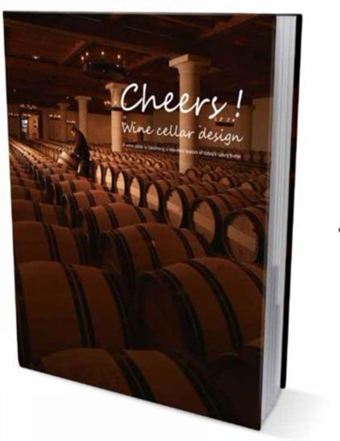 Couverture du livre « CHEERS! WINE CELLAR DESIGN /ANGLAIS », librairie Les Contes Infusés à Corte