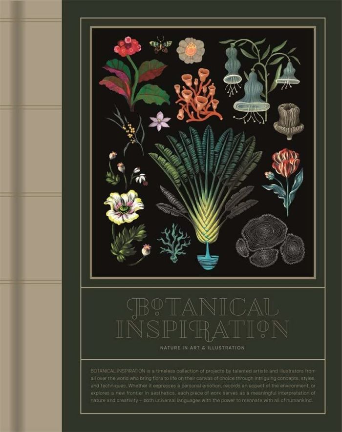 Couverture du livre « BOTANICAL INSPIRATION - NATURE IN ART AND ILLUSTRATION », librairie Les Contes Infusés à Corte