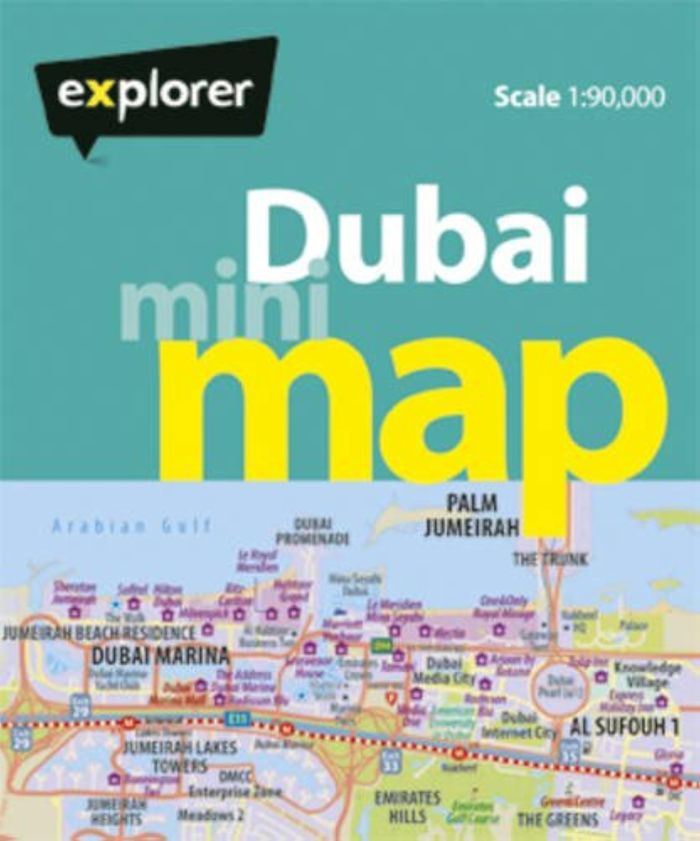Couverture du livre « DUBAI MINI MAP », librairie Les Contes Infusés à Corte