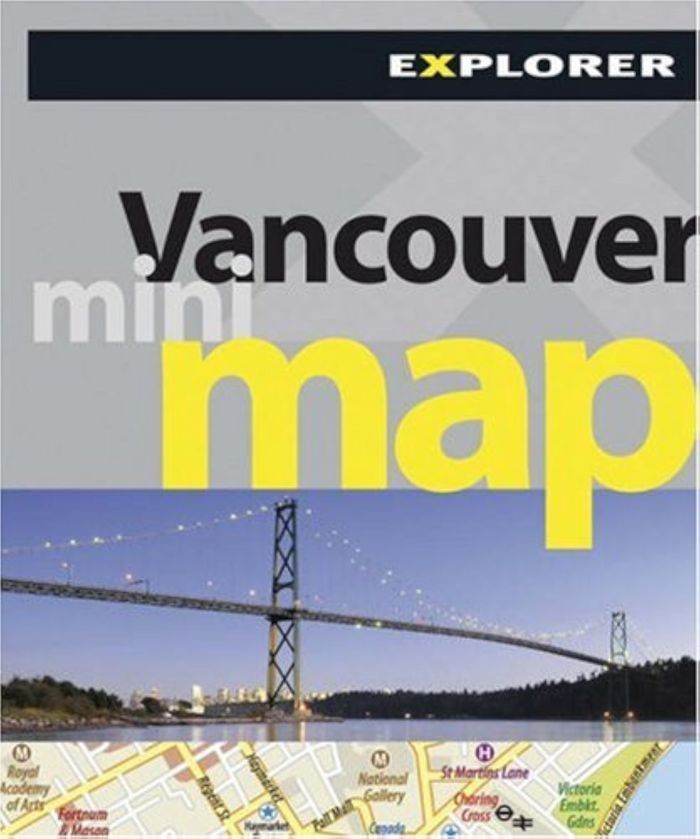 Couverture du livre « VANCOUVER MINI MAP » de Xxx, librairie Les Contes Infusés à Corte