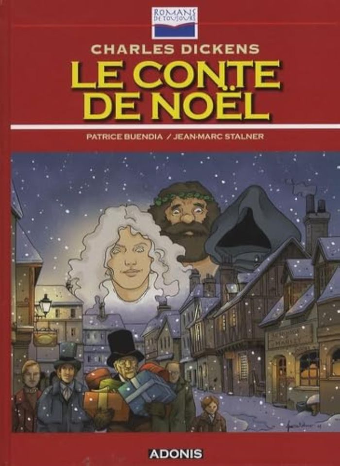 Couverture du livre « LE CONTE DE NOEL » de Dickens/buendia, librairie Les Contes Infusés à Corte