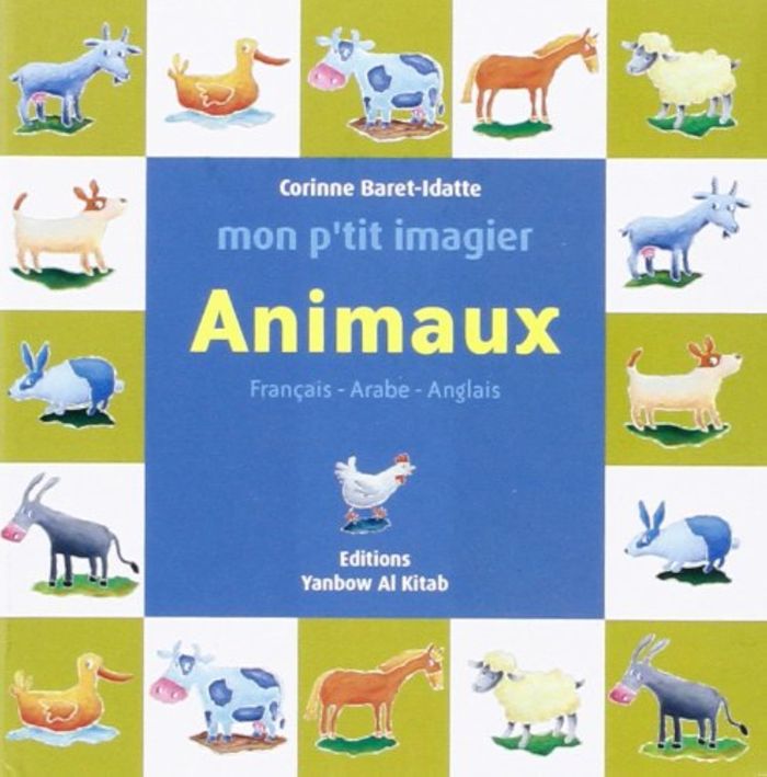Couverture du livre « MON P'TIT IMAGIER ANIMAUX F » de Xxx, librairie Les Contes Infusés à Corte