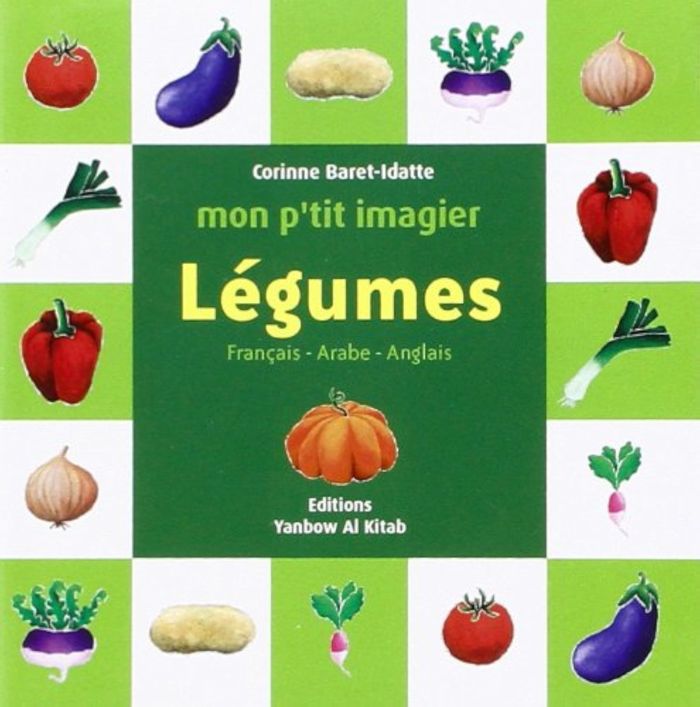 Couverture du livre « MON P'TIT IMAGIER LEGUMES F » de Xxx, librairie Les Contes Infusés à Corte