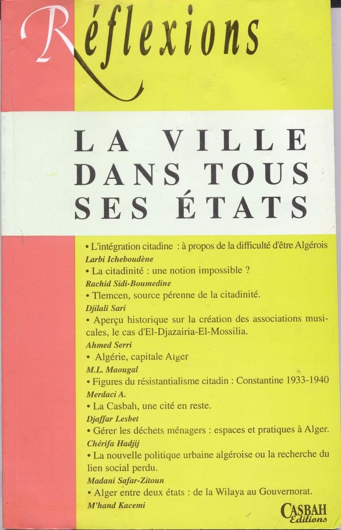 Couverture du livre « LA VILLE DANS TOUS SES ETATS » de Xxx, librairie Les Contes Infusés à Corte