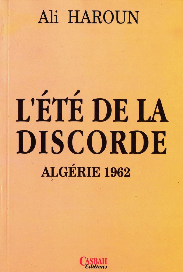 Couverture du livre « LETE DE LA DISCORDE ALGERIE » de Xxx, librairie Les Contes Infusés à Corte
