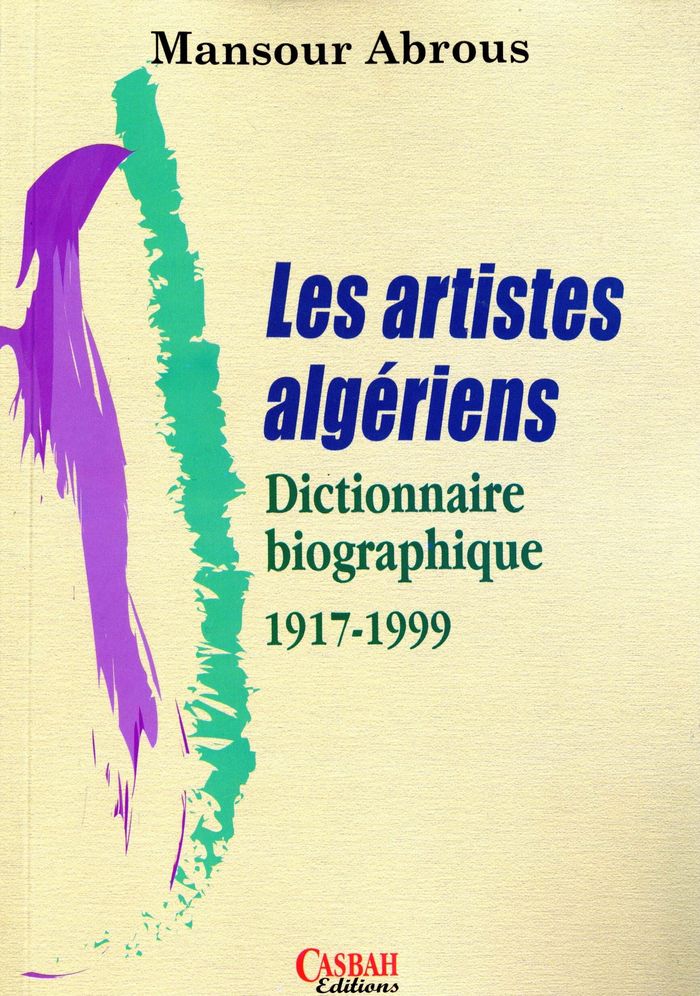 Couverture du livre « ARTISTES ALGERIENS LES » de Xxx, librairie Les Contes Infusés à Corte