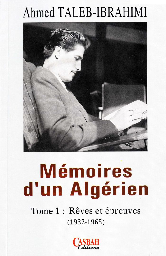 Couverture du livre « MEMOIRES DUN ALGERIEN TOME 1 » de Xxx, librairie Les Contes Infusés à Corte