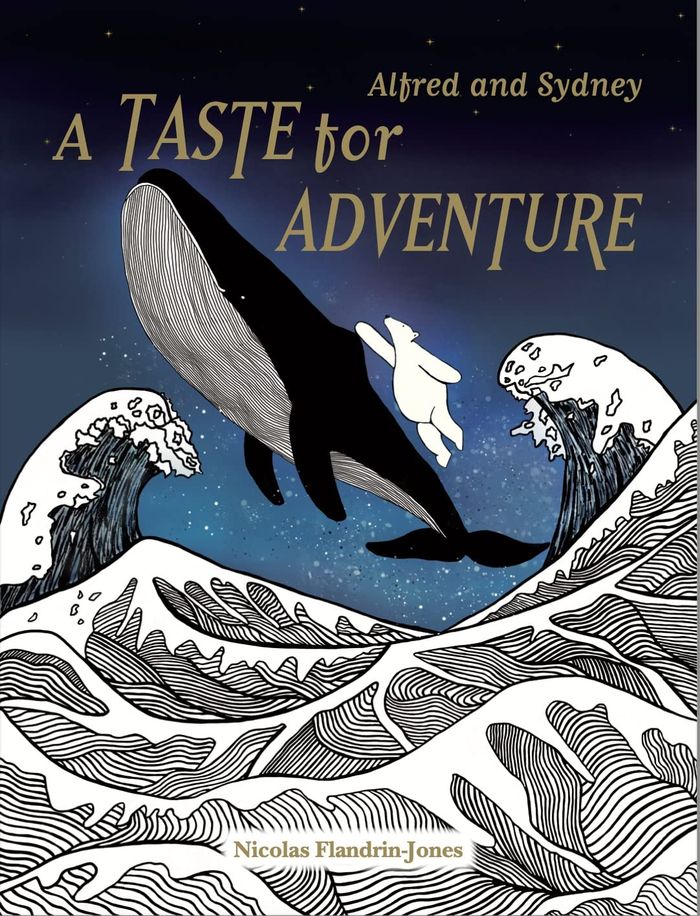 Couverture du livre « A TASTE FOR ADVENTURE », librairie Les Contes Infusés à Corte