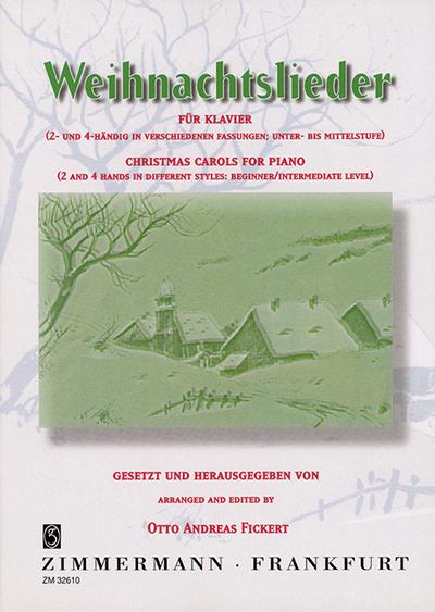 Couverture du livre « CHRISTMAS CAROLS - PIANO. », librairie Les Contes Infusés à Corte