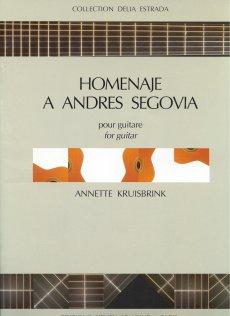 Couverture du livre « HOMENAJE A ANDRES SEGOVIA --- GUITARE », librairie Les Contes Infusés à Corte