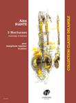Couverture du livre « NOCTURNES (3) --- SAXOPHONE SOPRANO ET PIANO » de Alex Nante, librairie Les Contes Infusés à Corte