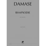 Couverture du livre « RHAPSODIE POUR COR ET ORCHESTRE --- CONDUCTEUR » de Jean-Michel Damase, librairie Les Contes Infusés à Corte