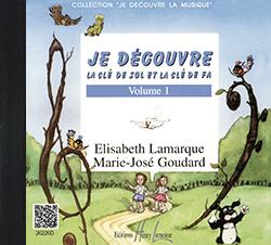 Couverture du livre « JE DECOUVRE LA CLE DE SOL ET FA VOL.1 -FORMATION MUSICALE --- CD SEUL - AUDIO » de Lamarque/goudard, librairie Les Contes Infusés à Corte